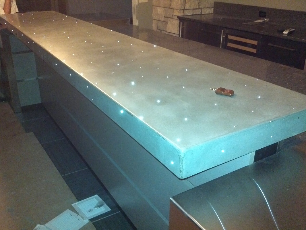 Fiber Optics Embeded Concrete Tops Archives Castletech Inc St